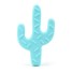 Silikonowy zgryz w kształcie kaktusa J995 niebieski