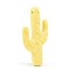 Silikonowy zgryz w kształcie kaktusa J995 żółty