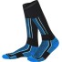 Silné lyžařské ponožky pro muže i ženy Vysoké elastické termo ponožky Zimní ponožky s absorbcí vlhkosti modrá