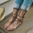 Silónové ponožky so vzorom 7