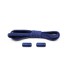 Sireturi elastice cu inchidere T941 albastru inchis