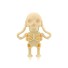 Skelettierter USB-Stick beige