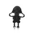 Skelettierter USB-Stick schwarz