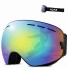 Skibrille mit Spiegeleffekt, UV400, Skifahren, Snowboardbrille für Damen und Herren, Antibeschlag-Helm, Skibrille 14