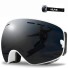 Skibrille mit Spiegeleffekt, UV400, Skifahren, Snowboardbrille für Damen und Herren, Antibeschlag-Helm, Skibrille 9