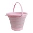 Skládací kbelík růžová
