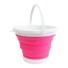 Skládací kbelík tmavě růžová