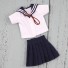 Školská uniforma pre bábiku A196 čierna