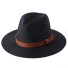Slaměný klobouk s dvojitým páskem černá