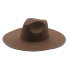 Slamený klobúk hnedá
