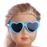 Slnečné okuliare pre bábiku svetlo modrá