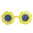 Slnečné okuliare pre bábiku v tvare kvetu žltá
