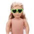 Slnečné okuliare pre bábiku zelená
