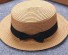 Słomkowy kapelusz dziecięcy A455 jasny brąz