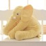 Slon vyrobený z pravej bavlny 60 cm J998 žltá