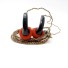 Słuchawki z kablem w oplocie K1925 brązowy