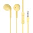 Słuchawki z mikrofonem K1703 żółty