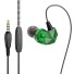 Słuchawki z mikrofonem K1896 zielony
