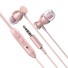 Słuchawki z mikrofonem K2011 różowy