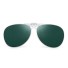 Sluneční brýle E1904 tmavě zelená