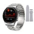 Smartwatch mit Ersatzarmband K1413 silbern