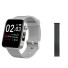 Smartwatch mit Ersatzarmband K1421 silbern