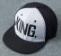 Snapback King & Queen J2259 King - weiß