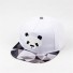 Snapback mit Panda weiß