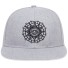 Snapback mit Symbol grau