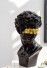 Socha busta H1139 čierna