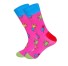 Socken mit Aufdruck A1425 rosa