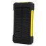 Solar-Powerbank mit 20.000-mAh-Taschenlampe gelb