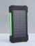 Solar-Powerbank mit 20.000-mAh-Taschenlampe grün