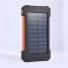 Solar-Powerbank mit 20.000-mAh-Taschenlampe orange