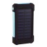 Solar-Powerbank mit Taschenlampe 30.000 mAh hellblau