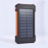 Solárne PowerBank so svietidlom 20 000 mAh oranžová