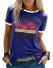 Sommer-T-Shirt für Damen B318 blau