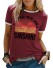 Sommer-T-Shirt für Damen B318 dunkelrot