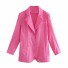 Sommerblazer für Damen dunkelrosa