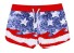 Sommershorts für Paare – amerikanische Flagge Frauen