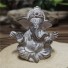 Soška Ganesha 4,5 cm šedá