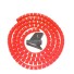 Spiralna osłona kabla czerwony