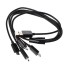 Split-Kabel USB auf 4x Micro USB 50 cm schwarz