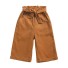 Spodnie dziewczęce T2443 brązowy