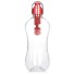 Sportflasche mit Filter 550 ml rot