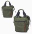 Sportlicher und eleganter Rucksack 2 in 1 J2968 grün