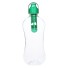Športové fľaša s filtrom 550 ml zelená