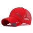 Sportowa czapka z daszkiem typu trucker czerwony