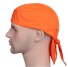 Sportowy szalik na głowie pomarańczowy