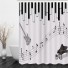 Sprchový záves motív klavíra 2